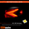 For 2019-2022 Chevy Blazer Red Tail Light Outer Passenger w/LED Tube DRL Signal