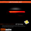 For 18-23 GMC Terrain SLE SLT Red Tail Lights Inner Pair w/ LED Tube DRL Signal