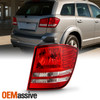 For 2009-2020 Dodge Journey Halogen Type Chrome Red Tail Light Outer Passenger