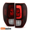 For 2017-2023 Honda Ridgeline [Halogen Type] Chrome Tail Lights Pair w/ LED DRL