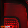 For 2017-2023 Honda Ridgeline [Halogen Type] Chrome Tail Lights Pair w/ LED DRL