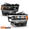 For 2019-2024 Dodge Ram 2500/3500 Halogen Signal Black LED Headlights Assembly