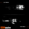 For 2019-2024 Dodge Ram 2500/3500 Halogen Signal Chrome LED Headligts Assembly