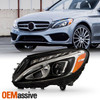 For 2015-2018 Mercedes Benz C300 Full LED Single Projector Headlight Driver Left