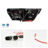 For 11-13 Jeep Grand Cherokee LED Bar Signal Black Tail Lights w/ Greeting Lamp