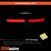 For 11-13 Jeep Grand Cherokee LED Bar Signal Black Tail Lights w/ Greeting Lamp