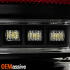 For 2004-2008 Ford F150 Black Tail Lights Pair w/ LED Brake Running +Red Parking