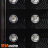For 2004-2008 Ford F150 Black Tail Lights Pair w/ LED Brake Running +Red Parking