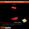 For 19-23 RAM 2500 3500 [Full LED] Black Tail Lights Pair w/ Sequential Greeting