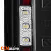 For 19-23 RAM 2500 3500 [Full LED] Black Tail Lights Pair w/ Sequential Greeting