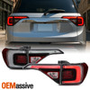 For 2017-2019 GMC Acadia LED Running Red Tail Lights w/Terrain Pkg Pair L+R 4Pcs