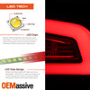 For 19-23 RAM 2500 3500 Incandescent Black Tail Lights w/LED Sequentail Greeting