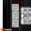 For 19-23 RAM 2500 3500 Incandescent Black Tail Lights w/LED Sequentail Greeting