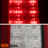 Fit 09-18 Dodge Ram 1500 2500 3500 [RED LED Tube] Running Black Tail Lights Pair