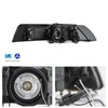 For 1999-2004 Ford Mustang Halogen Headlights w/LED DRL Black Headlamp Assembly