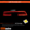 For 2014-2015 Chevy Camaro [Incandescent Upgrade] Smoke Full LED Tail Light Lamp