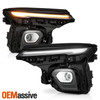 For 2024-2025 Chevy Trailblazer Projector Black Headlights Pair w/LED DRL Signal