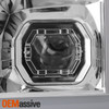 For 2020-2022 Ford F250 F350 SuperDuty Projector Chrome Headlight w/LED Tube DRL