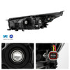 For 2014 2015 2016 Toyota Highlander Chrome Projector Headlight Passenger Right