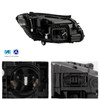 For 2019-2021 Mereceds Benz W205 C300 C43 AMG LED Black Headlight Pair w/Non-AFS