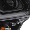 For 2021-2024 Dodge Durango Black Bezel FULL LED Projector Headlights Pair w/AFS