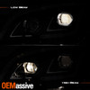 For 2011-2021 Peterbilt 579 587 Dual Projector Headlight w/DRL Sequential Black