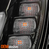 For 2014-2019 Chevy Corvette HID Type Black Headlight Driver w/ LED Tube Signal