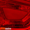 For 2014-2020 Chevy Impala Halogen Type Chrome Red Tail Light Driver Inner+Outer