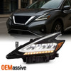 For 2019-2021 Nissan Murano [FULL LED] Black Headlight Driver w/ DRL Turn Signal