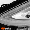 For 2019-2021 Nissan Murano [FULL LED] Black Headlights Pair w/ DRL Turn Signal