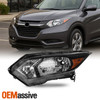 For 2016-2018 Honda HRV Halogen Type Headlight Headlamp Black Driver Left Side