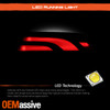 For 23-25 Honda Accord Red Smoke Tail Light Outer Pair w/LED Running Turn Signal