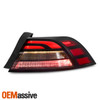 For 23-25 Honda Accord Red Smoke Tail Light Outer Passenger w/LED Running Signal