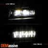 For 21-24 Cadillac Escalade Luxury / Premium LED Beam Chrome Trim Headlight Left