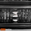 For 2006-2009 Toyota 4Runner LED DRL Running Black Tail Lights Driver+Passenger