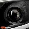 For 2011-2020 Toyota Sienna Halogen Type Black Headlight w/LED DRL+Welcome Light