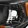For 2011-2020 Toyota Sienna Halogen Type Black Headlight w/LED DRL+Welcome Light
