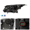For 2022-2023 Nissan Pathfinder LED Chrome Headlights w/Halogen Signal Passenger