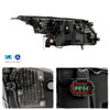 For 2022-2023 Nissan Pathfinder LED Black Headlights w/ Halogen Signal Driver LH
