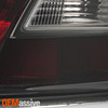 For 2012-2014 Nissan Maxima Chrome Smoke Tail Lights Pair w/LED DRL Running Lamp