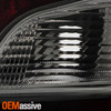For 2012-2014 Nissan Maxima Chrome Smoke Tail Lights Pair w/LED DRL Running Lamp