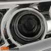 For 11-17 Honda Odyssey Projector Headlight w/LED Strip Sequential Signal Chrome