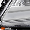 For 11-17 Honda Odyssey Projector Headlight w/LED Strip Sequential Signal Chrome
