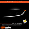 For 11-17 Honda Odyssey Projector Headlights w/LED Strip Sequential Signal Black