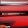 For 2022-2024 Chevy Traverse Full LED Black Red Tail Light Inner Pair Left+Right