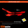 For 2022-2024 Chevy Traverse Full LED Black Red Tail Light Driver 2p Inner+Outer
