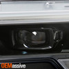 For 2019-2024 RAM 1500 Dual Projector Black Headlight Left w/ AFS LED DRL Signal