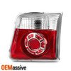 For 2007-2012 GMC Acadia LED Chrome Red Tail Light Brake Lamp Inner Passenger RH