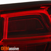 For 2023-2025 Chevy Blazer Black Red TailLight Outer Passenger w/LED Turn Signal