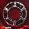 For 2007-2012 GMC Acadia LED Chrome Red Brake Tail Lights Pair Left + Right 4Pcs